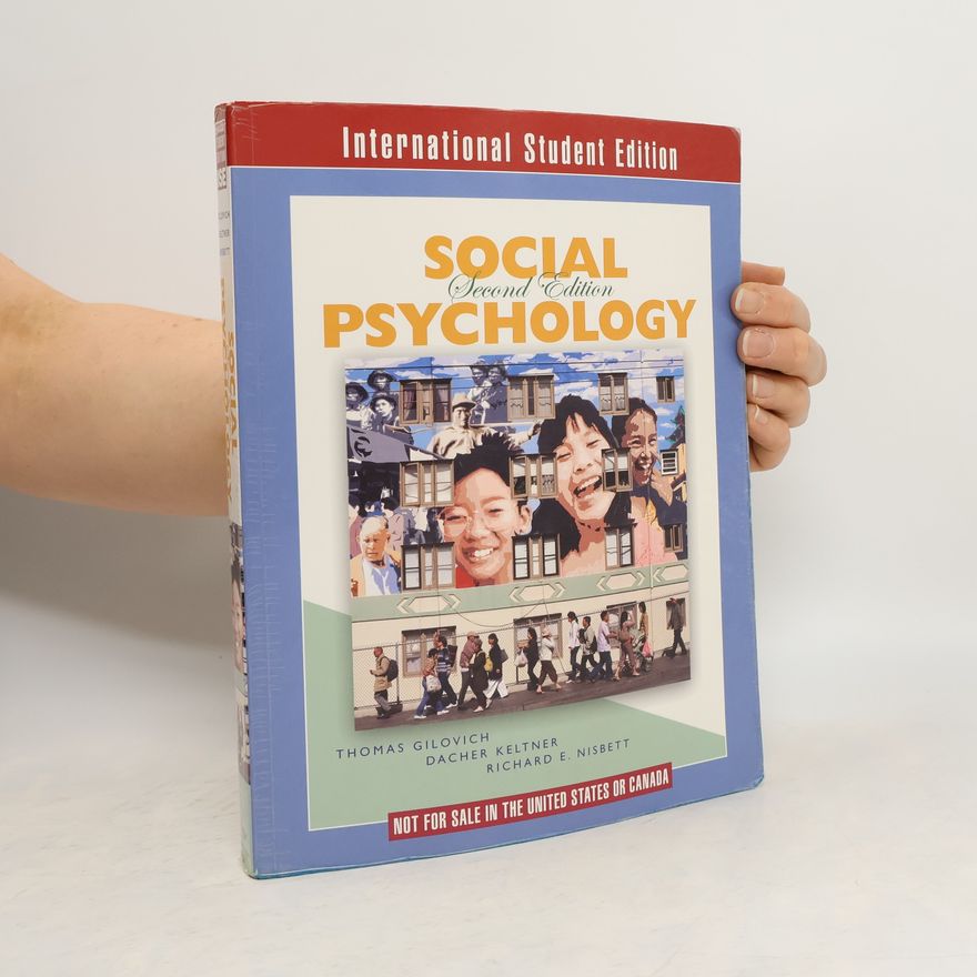 Richard E. Nisbett Social Psychology