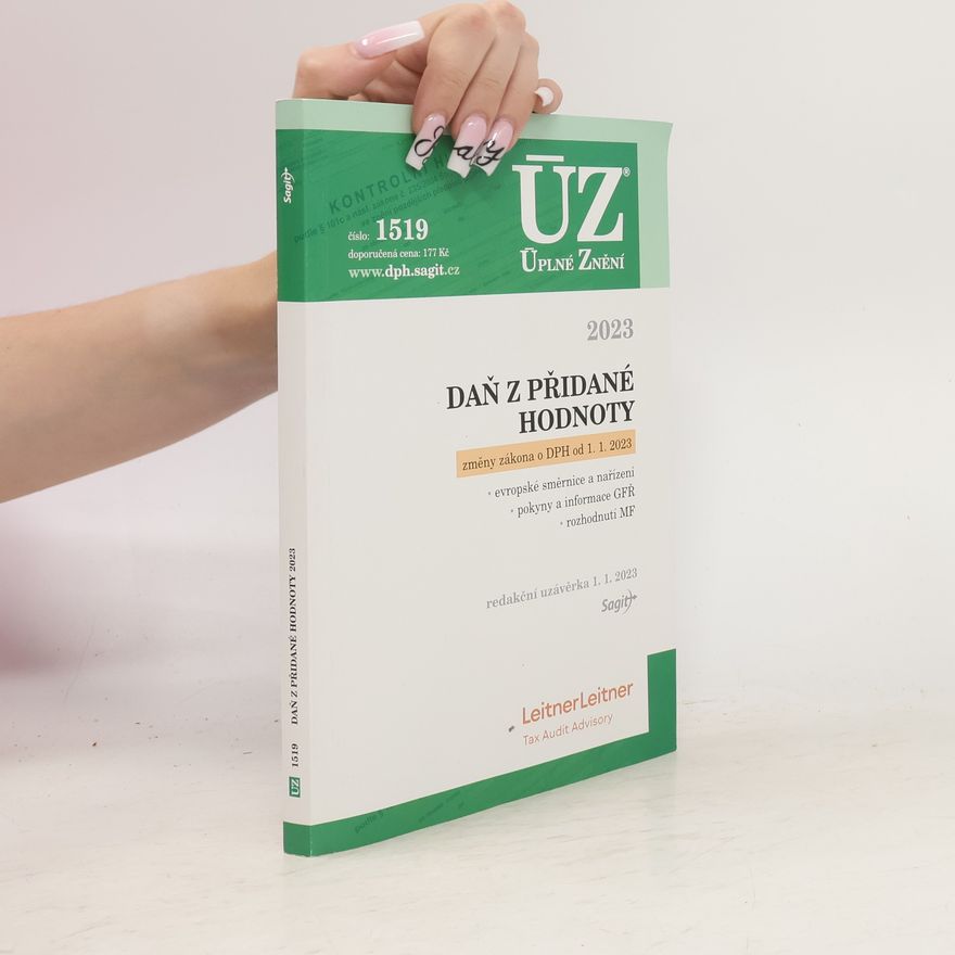 Collectif d'auteurs ÚZ 1519 Daň z přidané hodnoty 2023