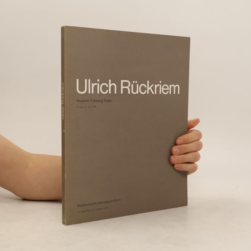 Ulrich Rückriem Museum Folkwang Essen 9. Juni-16. Juli 1978