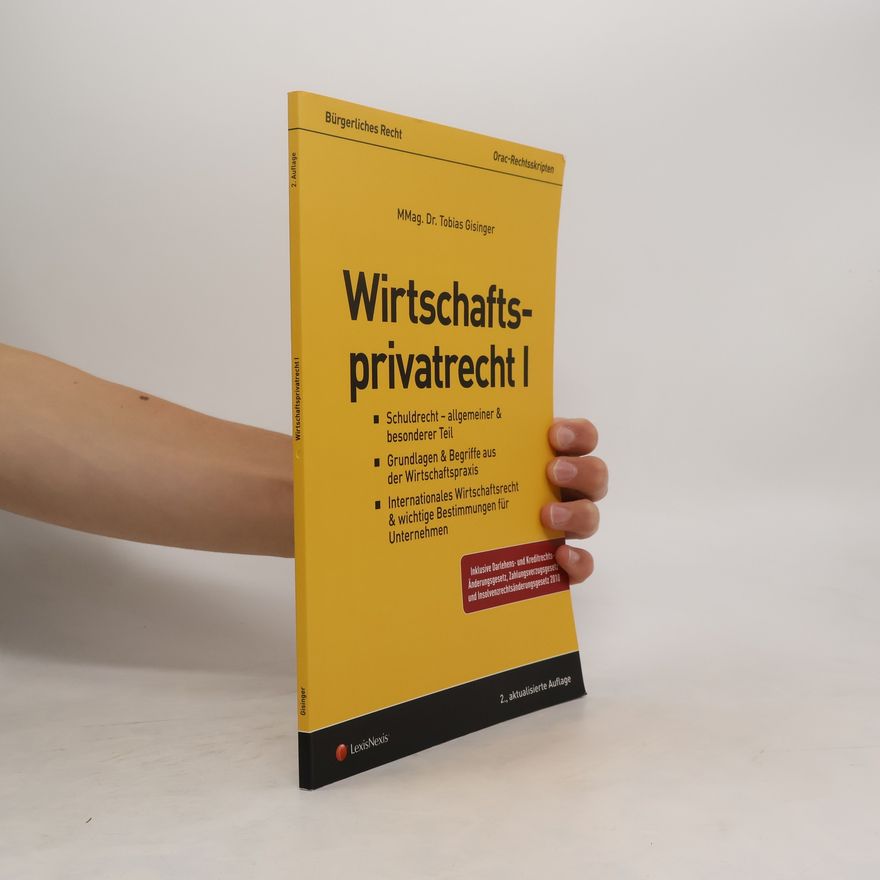 Tobias Gisinger Wirtschaftsprivatrecht 1