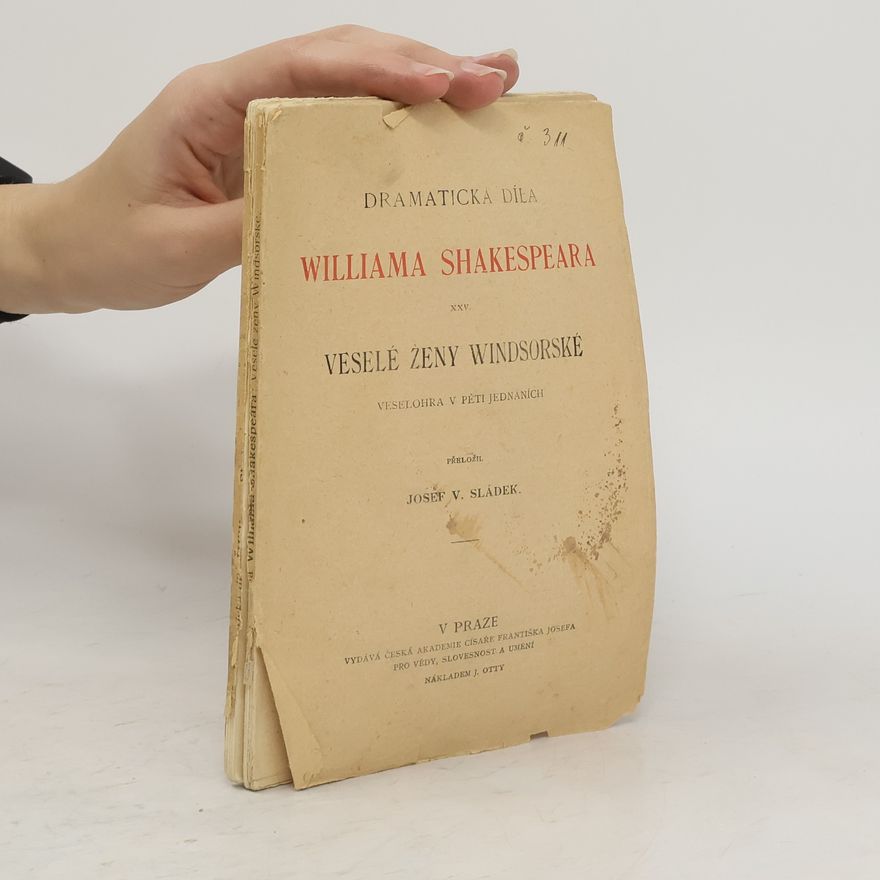 William Shakespeare Veselé ženy windsorské XXV.
