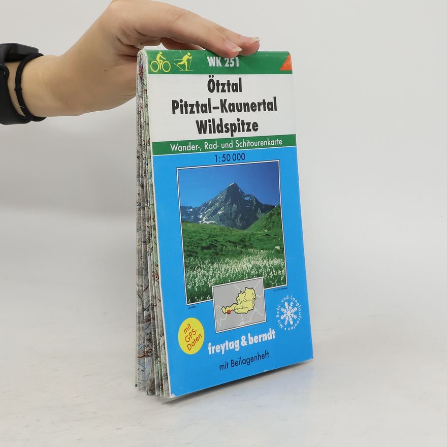 Freytag-Berndt u. Artaria Freytag & Berndt Wander-, Rad- und Freizeitkarte Ötztal, Pitztal, Kaunertal, Wildspitze