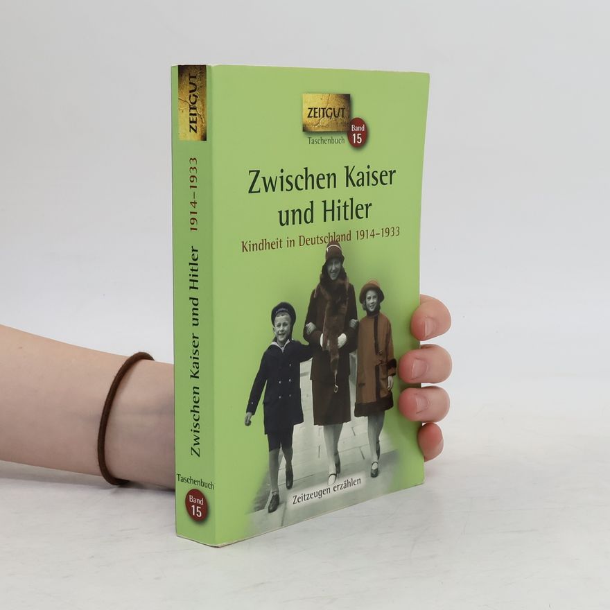 Jürgen Kleindienst Zwischen Kaiser und Hitler