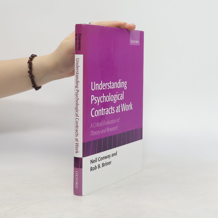 Rob B. Briner Understanding Psychological Contracts at Work