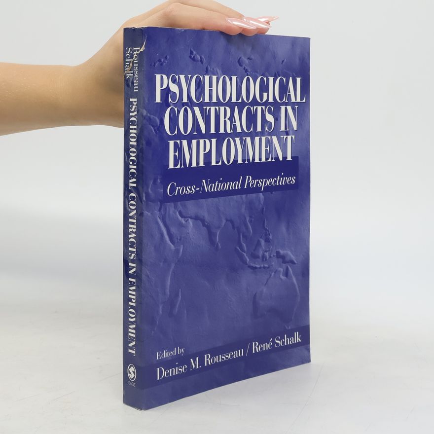 René Schalk Psychological Contracts in Employment