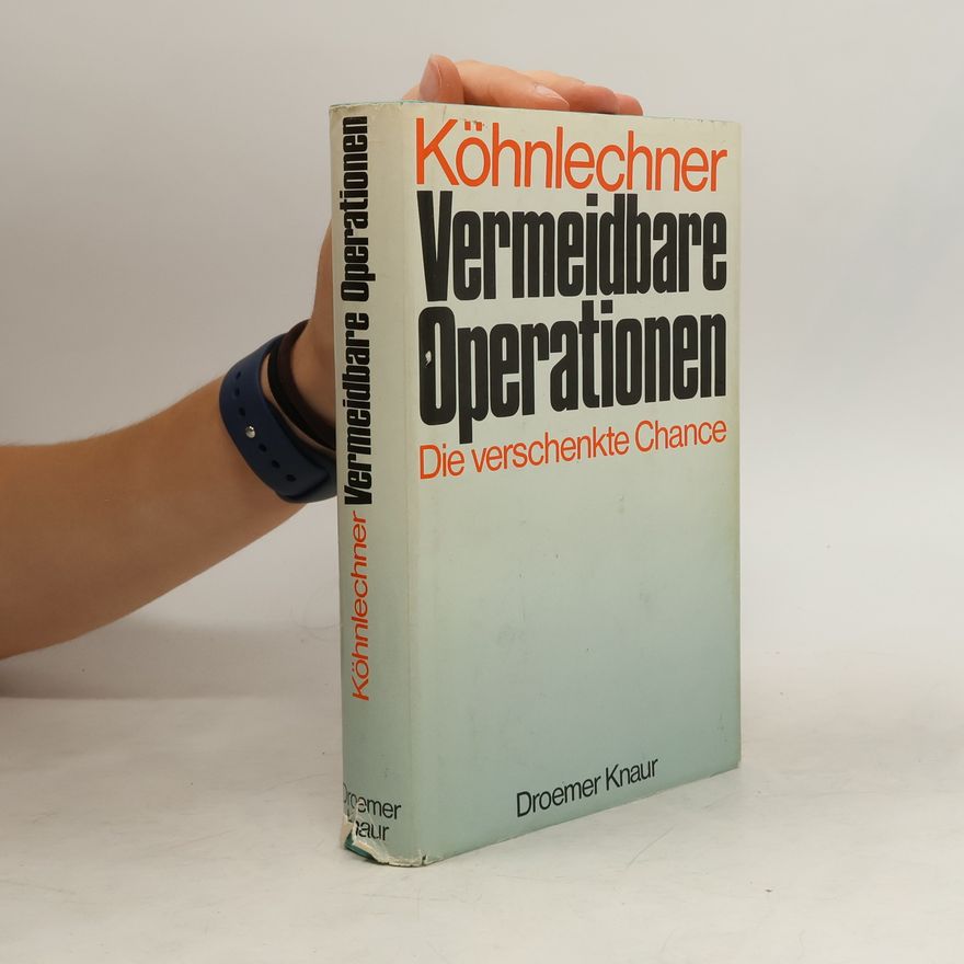 Manfred Köhnlechner Vermeidbare Operationen