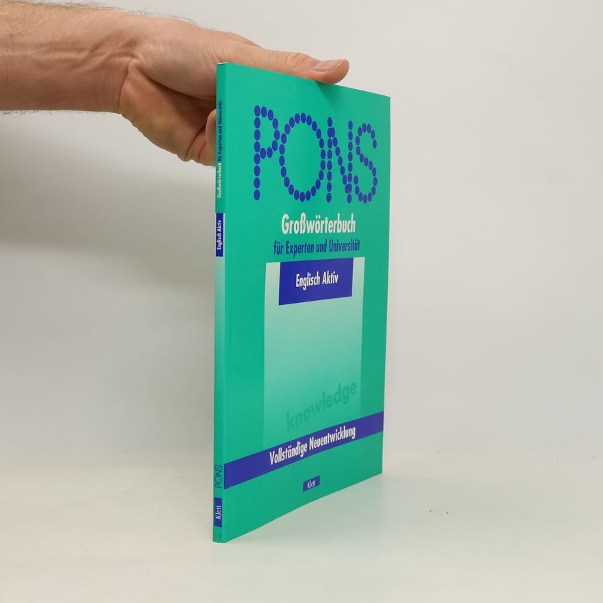 Gregor Vetter PONS Großwörterbuch für Experten und Universität