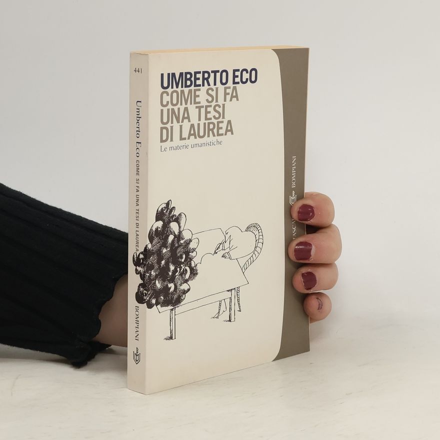 Umberto Eco Come si fa una tesi di laurea