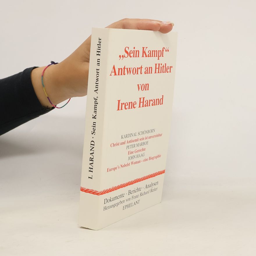 Irene Harand "Sein Kampf" Antwort an Hitler
