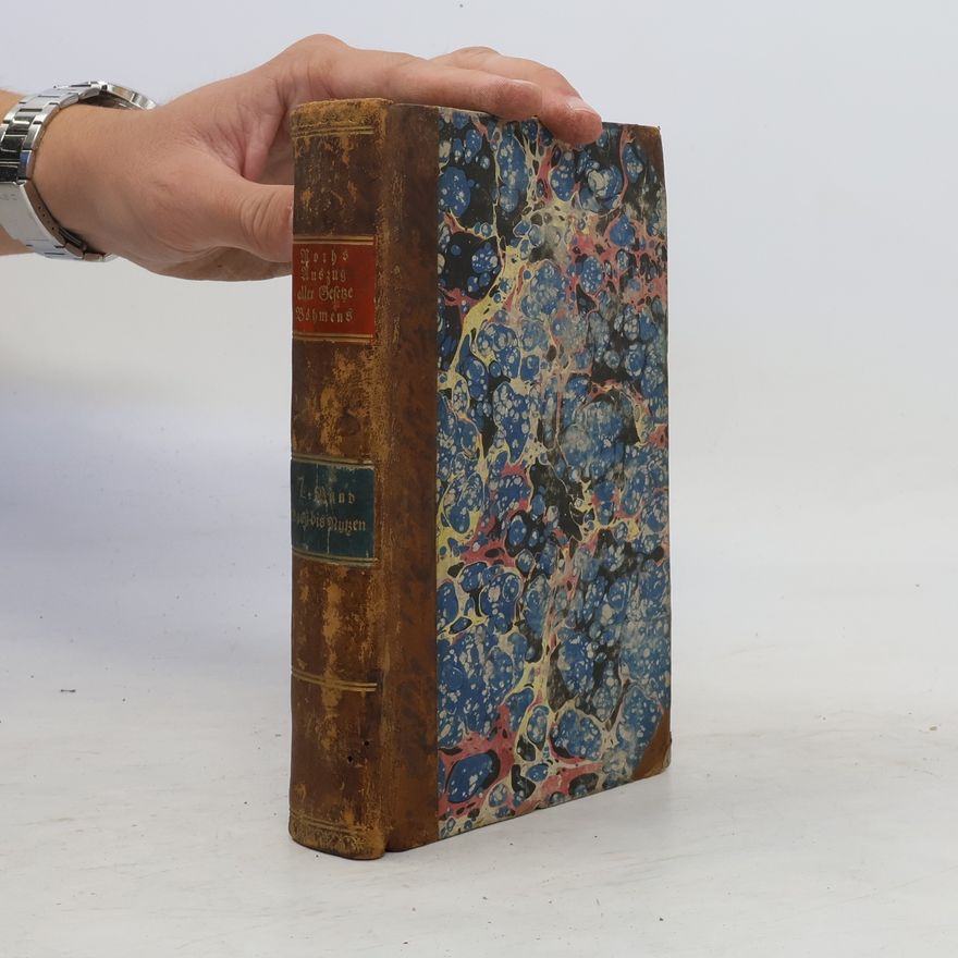 Johann Blasek Auszug aller im Königreiche Böhmen bestehenden Verordnungen und Geseze nach Johann Noths