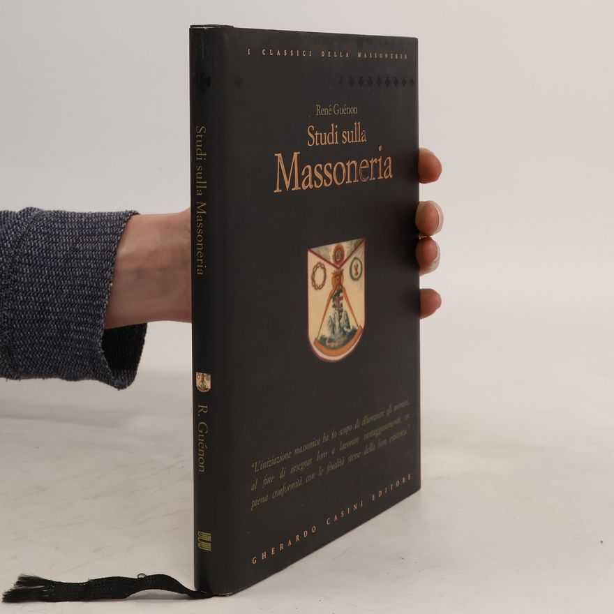 René Guénon Studi sulla massoneria