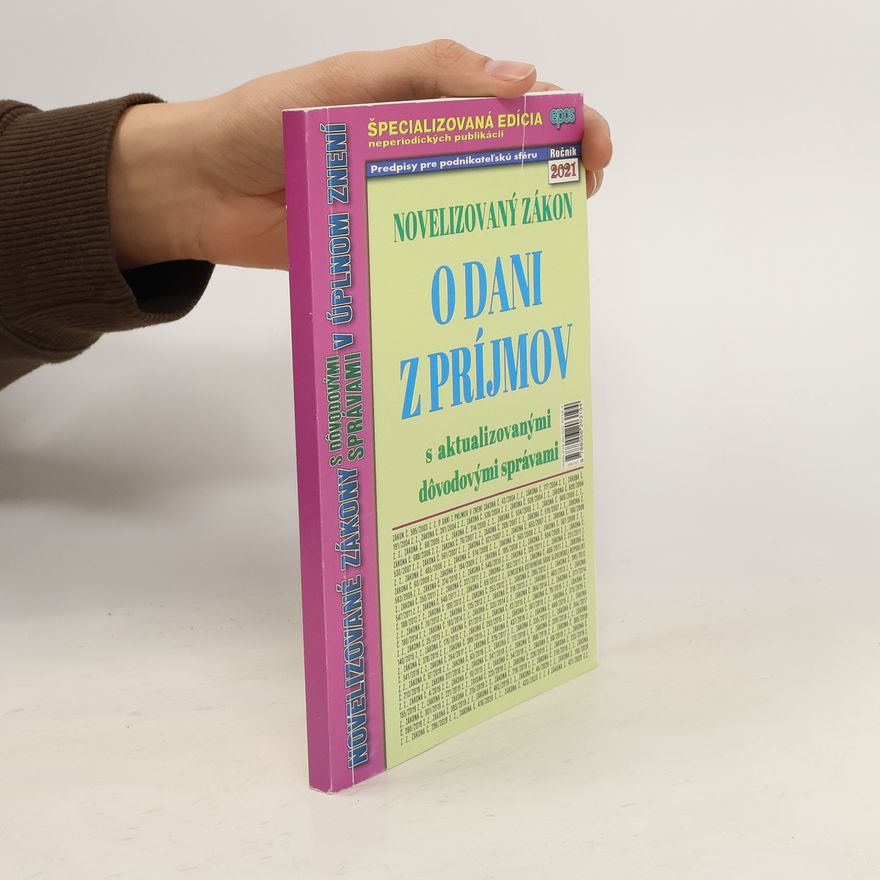 Various authors Novelizovaný zákon o dani z príjmov 2021