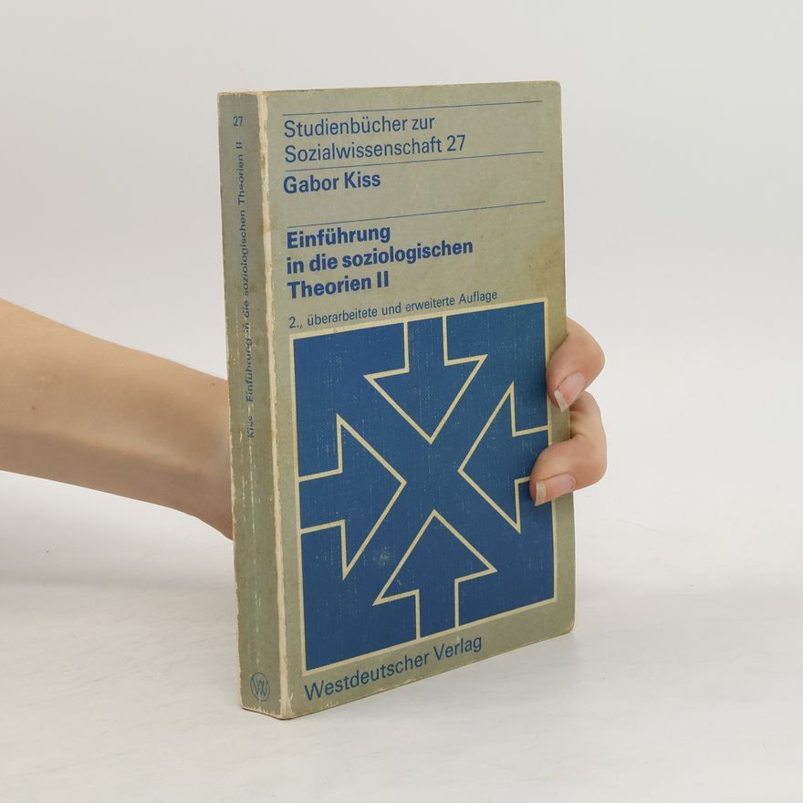 Gábor Kiss Studienbücher zur Sozialwissenschaft 27
