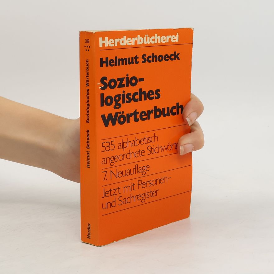 Helmut Schoeck Soziologisches Wörterbuch