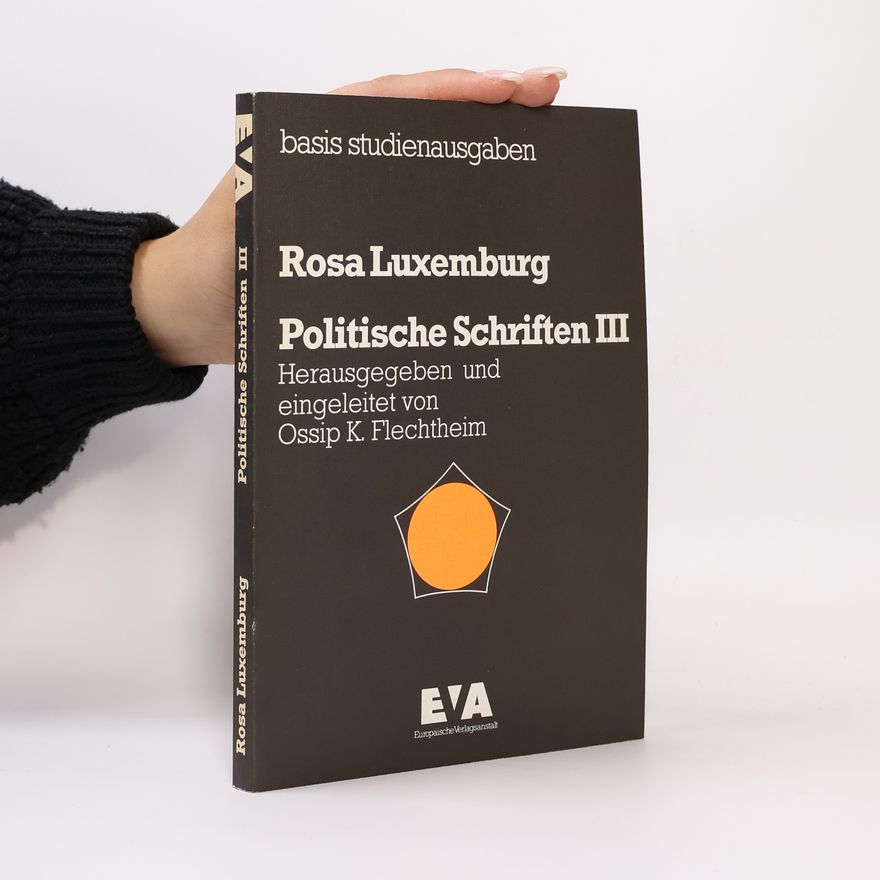 Ossip K. Flechtheim Politische Schriften