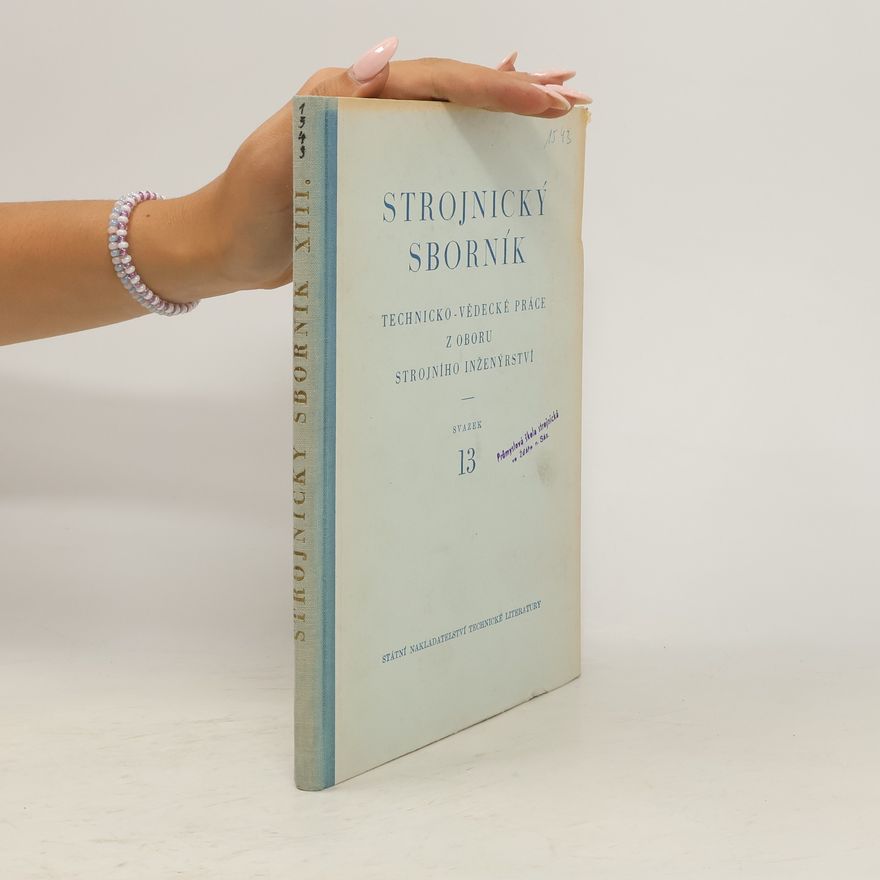 Kolektiv autorů Strojnický sborník 13