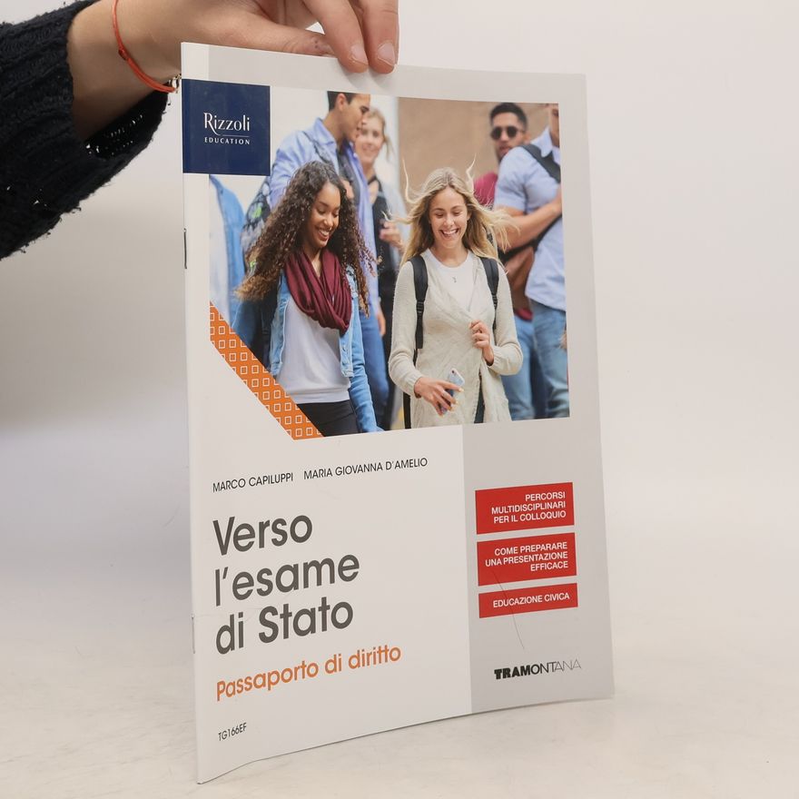 Collectif d'auteurs Verso l´esame di Stato