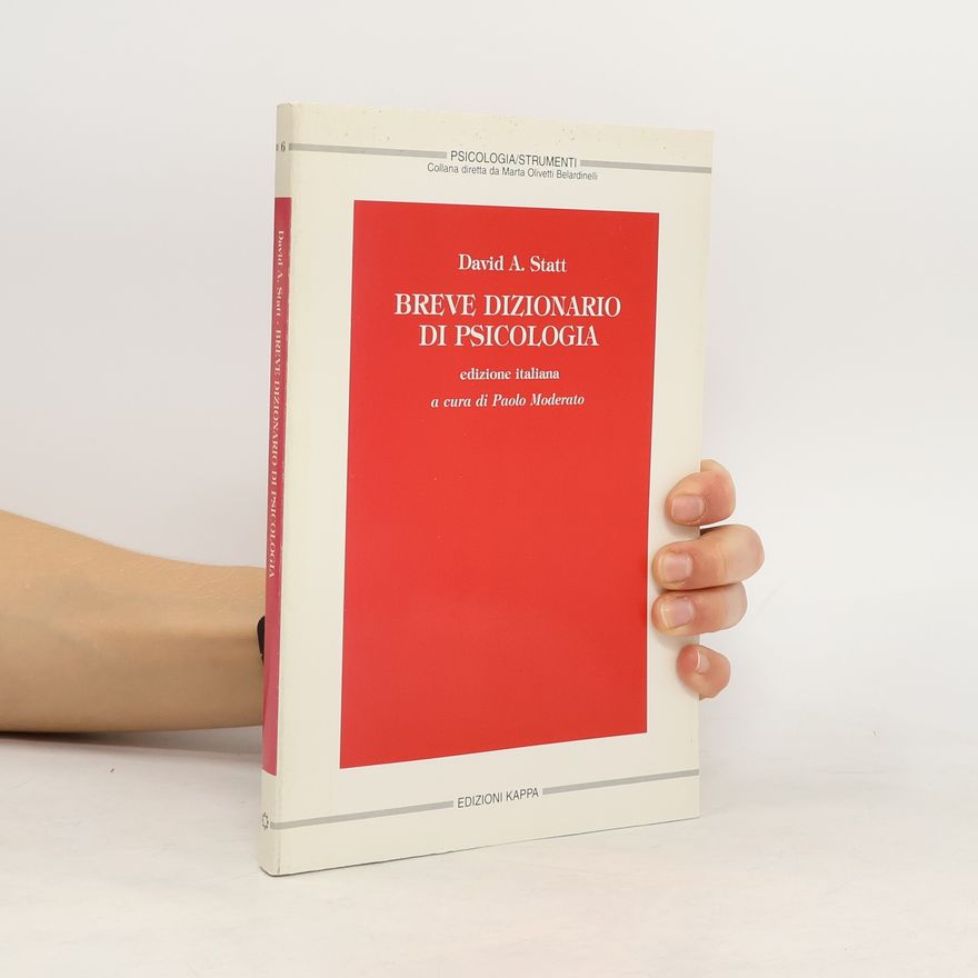 David A. Statt Breve dizionario di psicologia