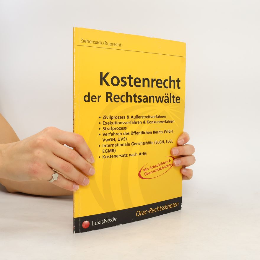 Rene Ruprecht Kostenrecht der Rechtsanwälte