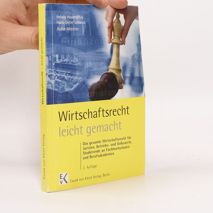 Robin Melchior Wirtschaftsrecht leicht gemacht