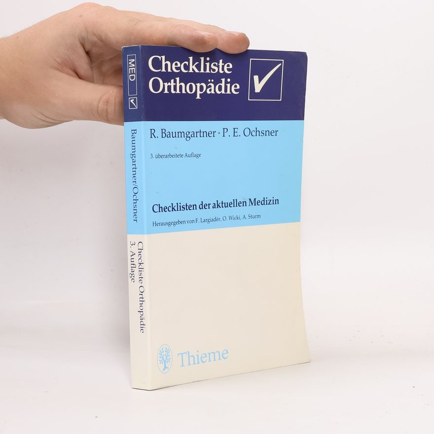 René Baumgartner-Ritter Checkliste Orthopädie