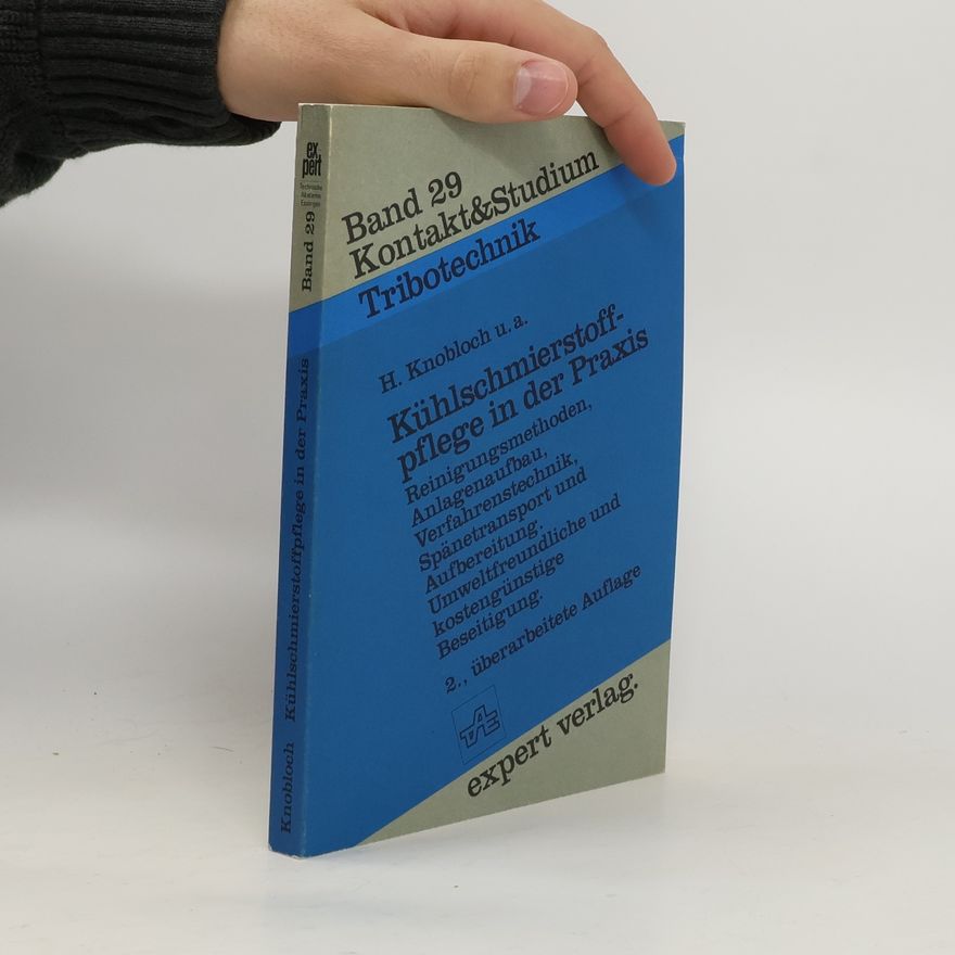 Hans Knobloch Kühlschmierstoffpflege in der Praxis