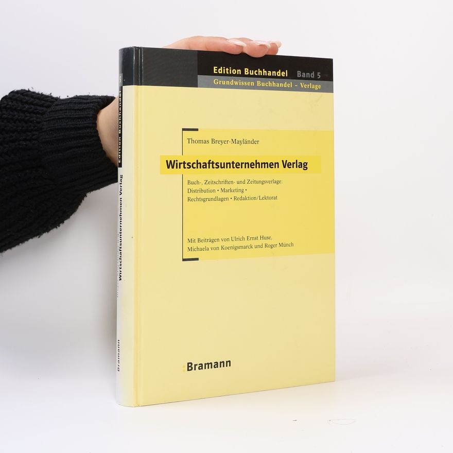 Thomas Breyer-Mayländer Wirtschaftsunternehmen Verlag