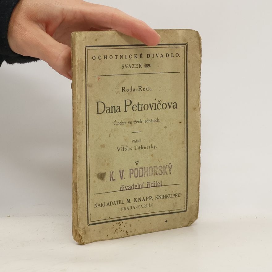 Alexander Roda Roda Dana Petrovičova