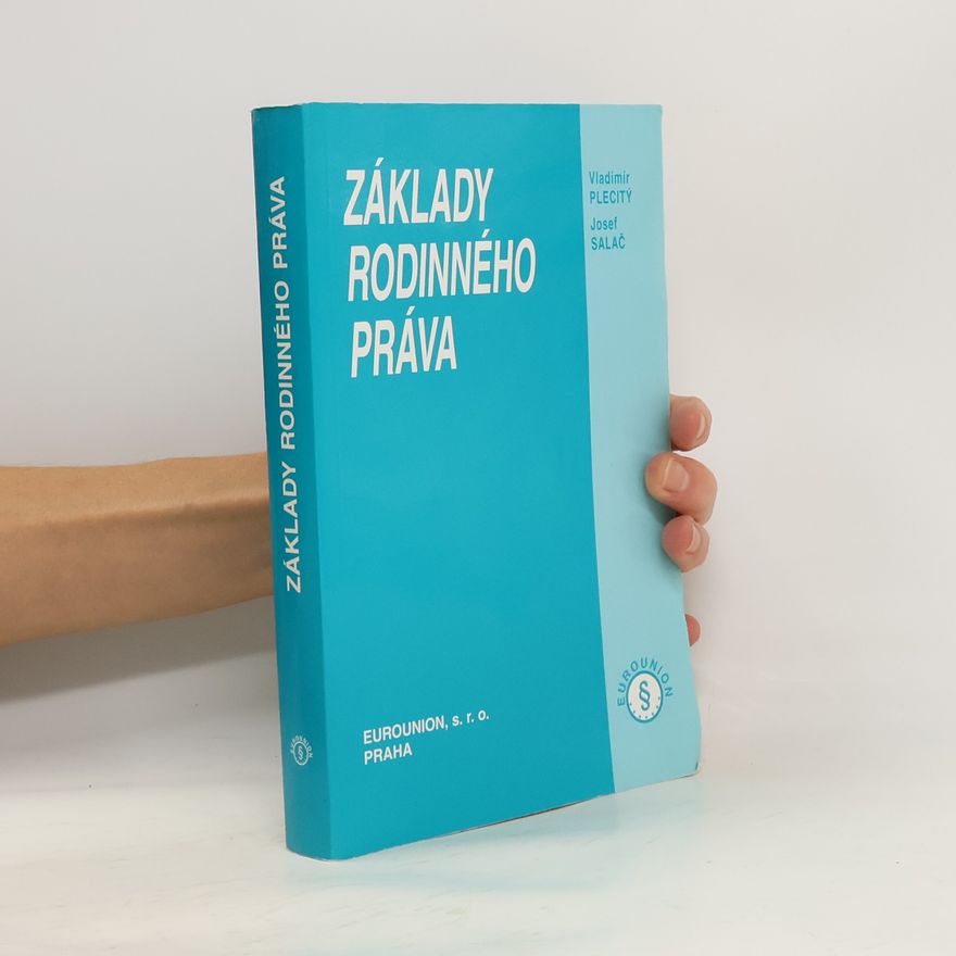 Vladimír Plecitý Základy rodinného práva
