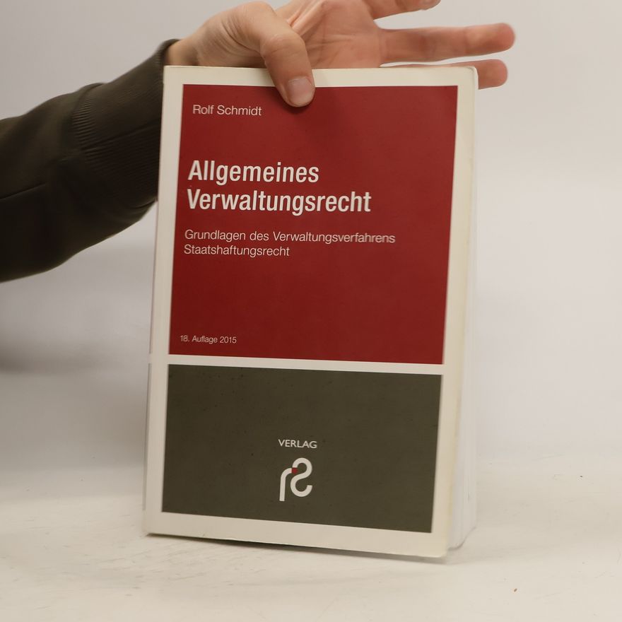 Rolf Schmidt Allgemeines Verwaltungsrecht