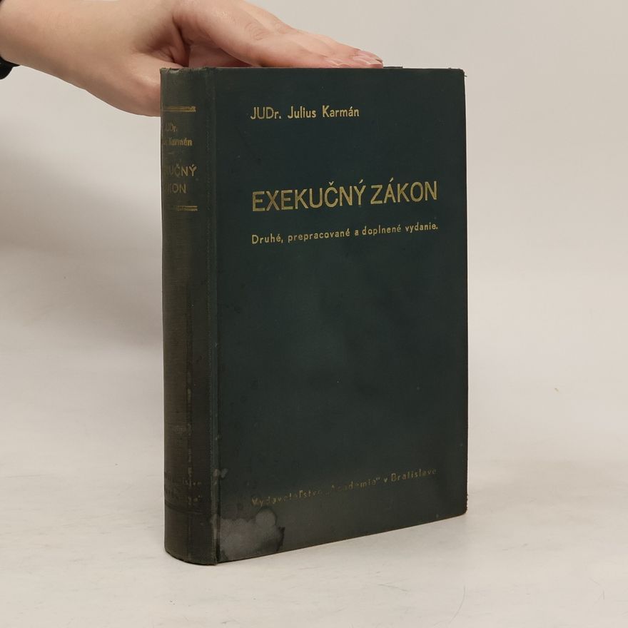 Julius Karmán Exekučný zákon