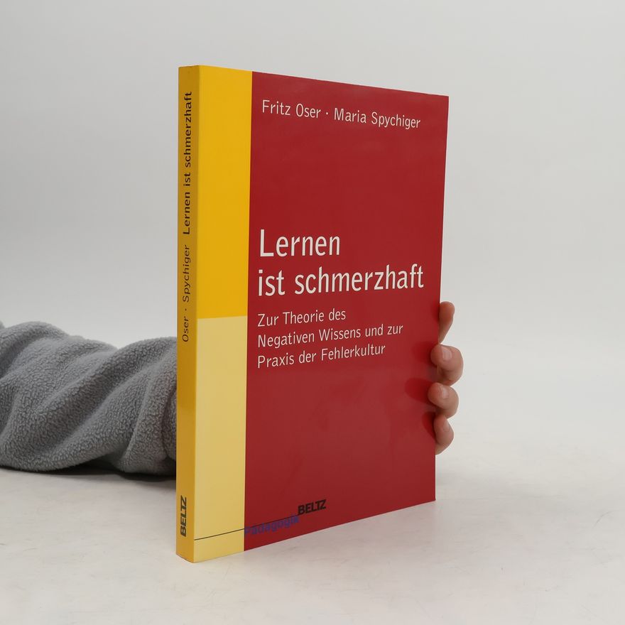 Fritz Oser Lernen ist schmerzhaft