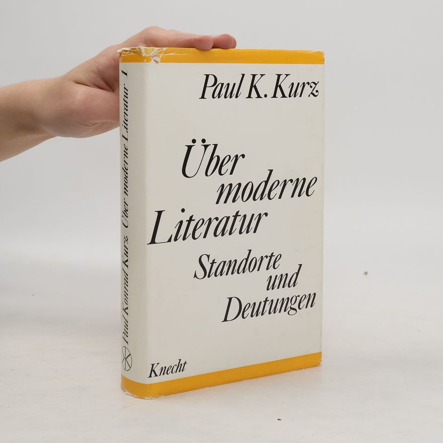 Paul Konrad Kurz Über moderne Literatur