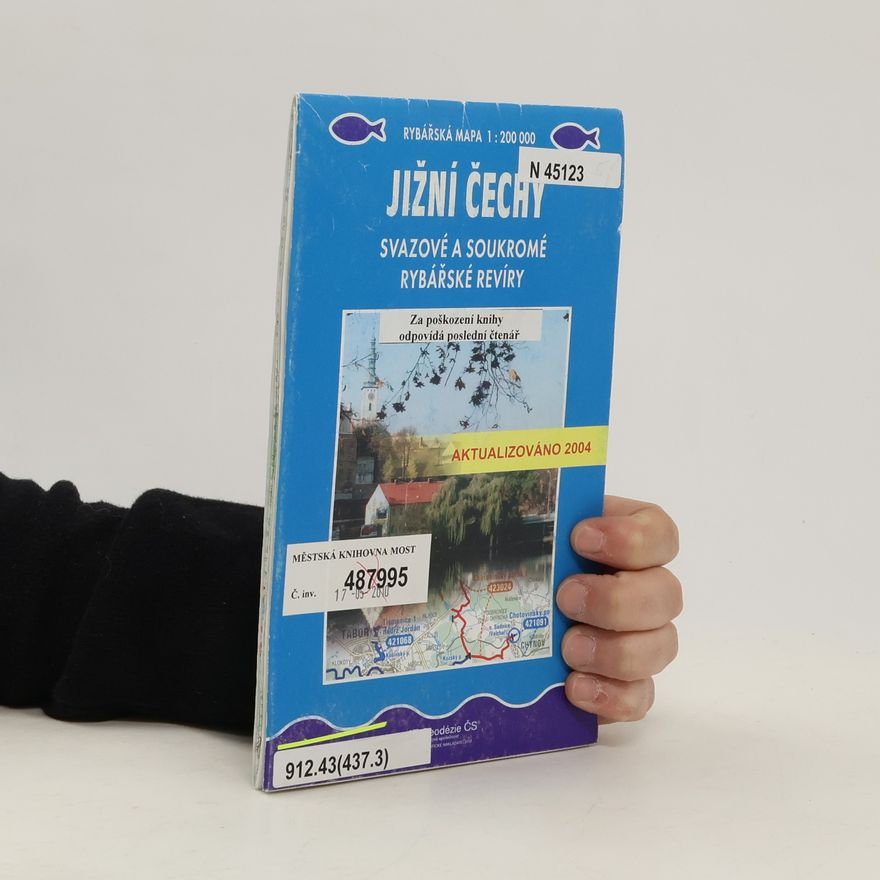 Autorenkollektiv Jižní Čechy, 1:20 000, rybářská mapa