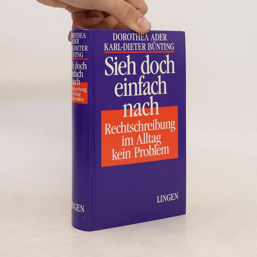 Karl-Dieter Bünting Sieh doch einfach nach