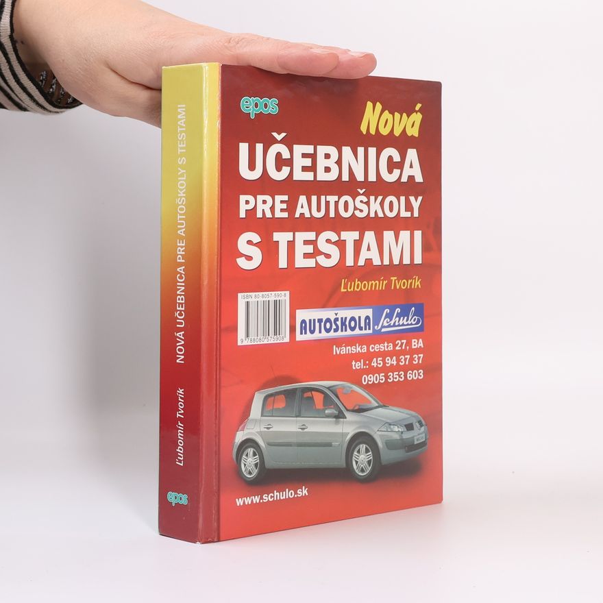 Ľubomír Tvorík Nová učebnica pre autoškoly s testami