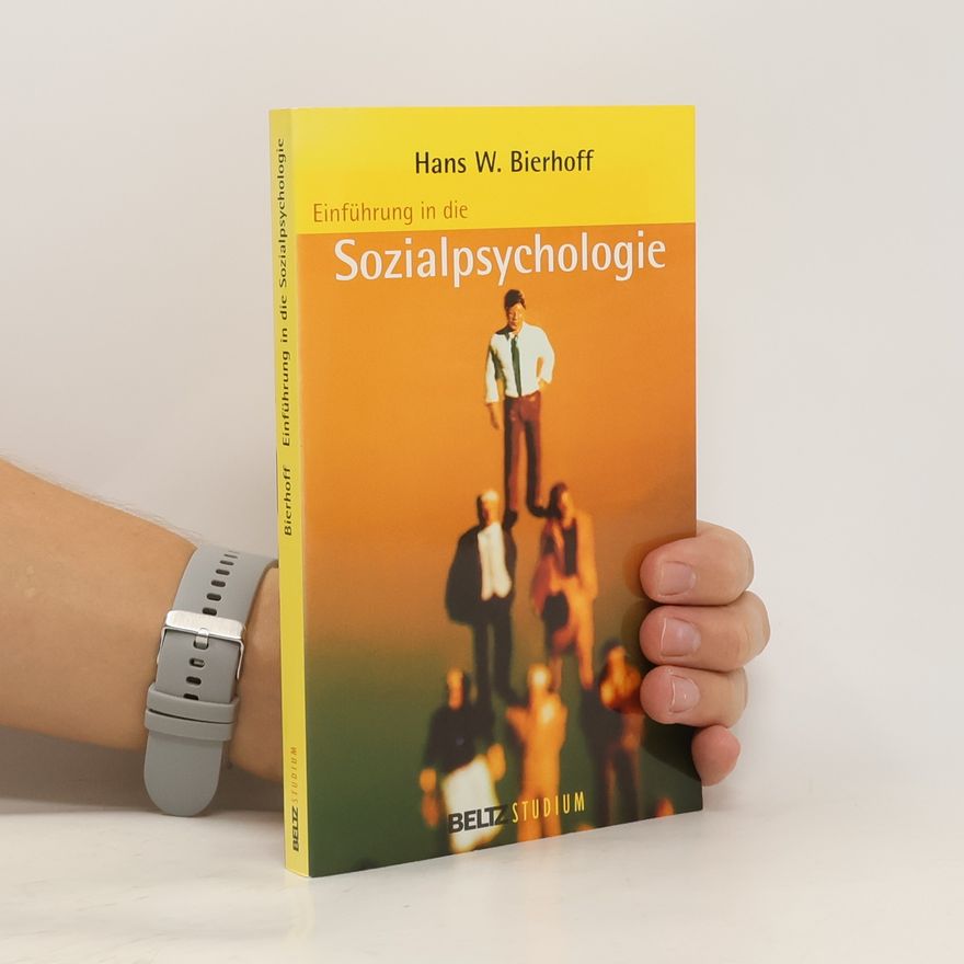 Hans-Werner Bierhoff Einführung in die Sozialpsychologie