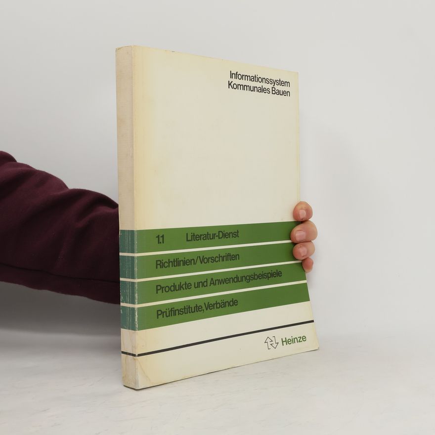 AA.VV. Information Kommunales Bauen. 1.1 Literatur Dienst