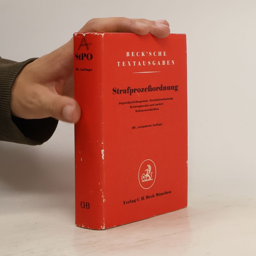 Kolektiv autorů Strafprozessordnung