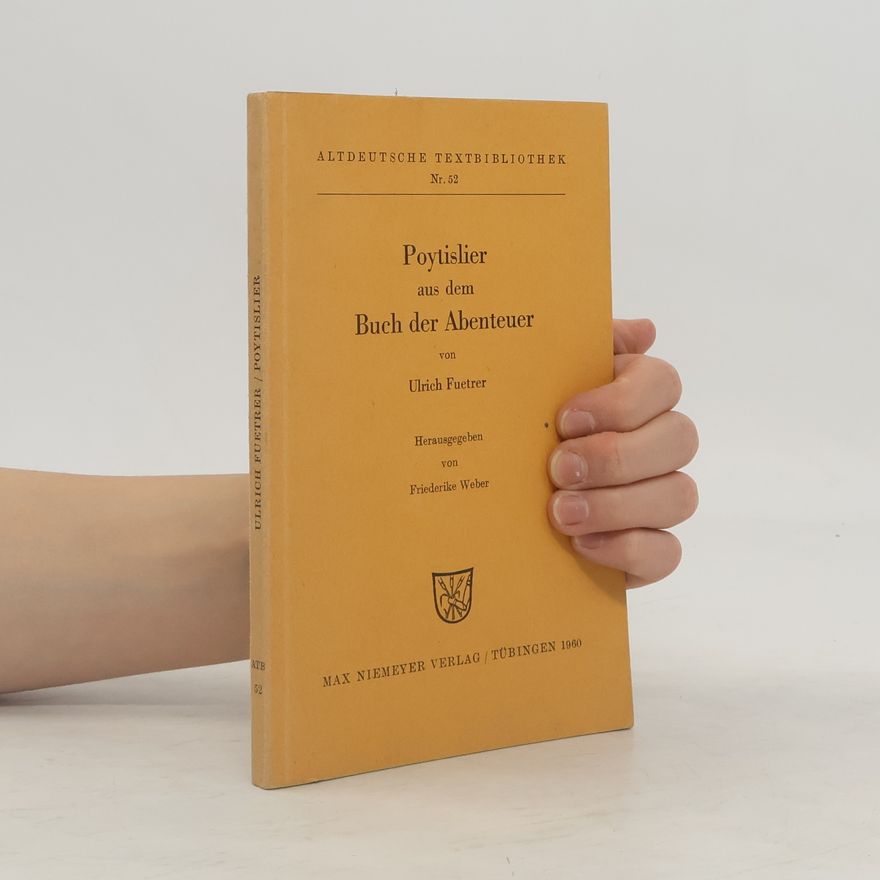 Ulrich Fuetrer Poytislier aus dem Buch der Abenteuer