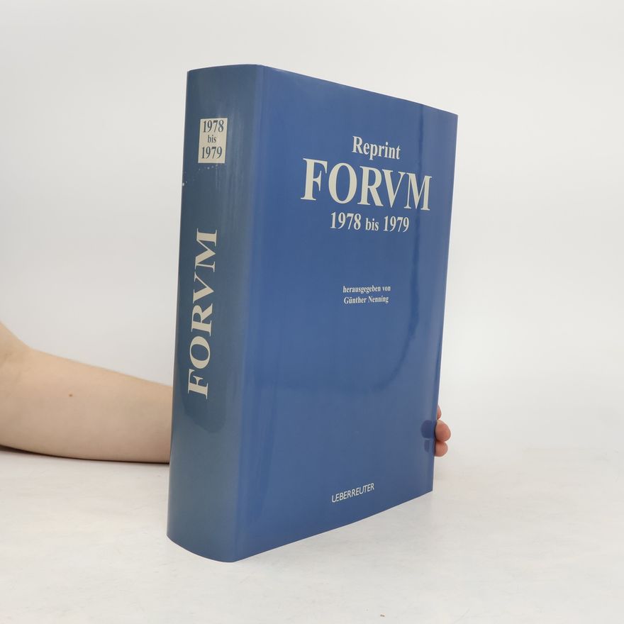 Günther Nenning Reprint Forvm 1978 bis 1979