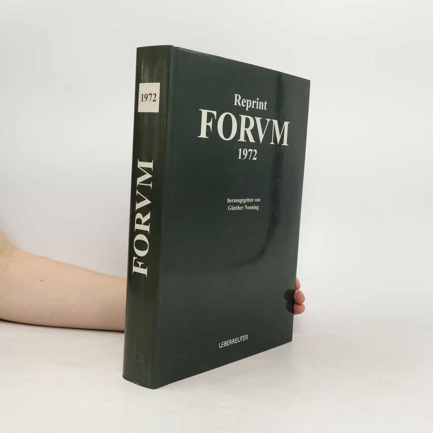 Günther Nenning Reprint Forvm 1972
