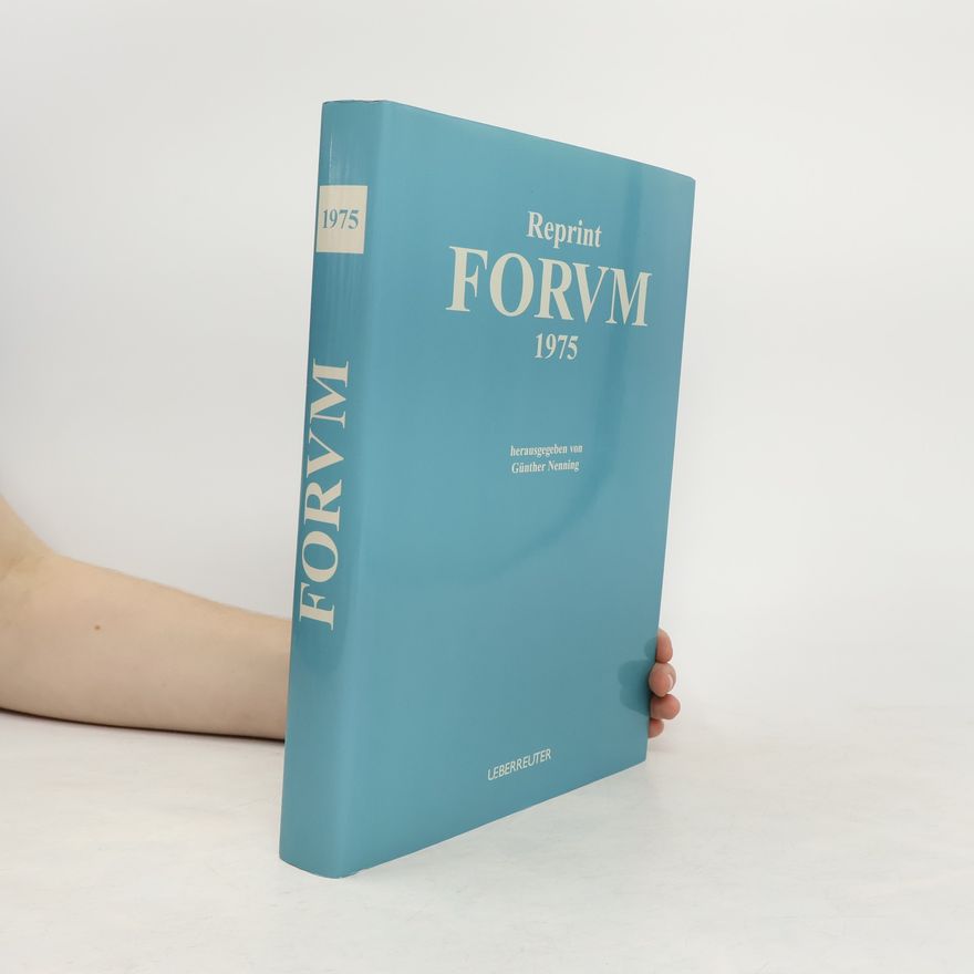 Günther Nenning Reprint Forvm 1975
