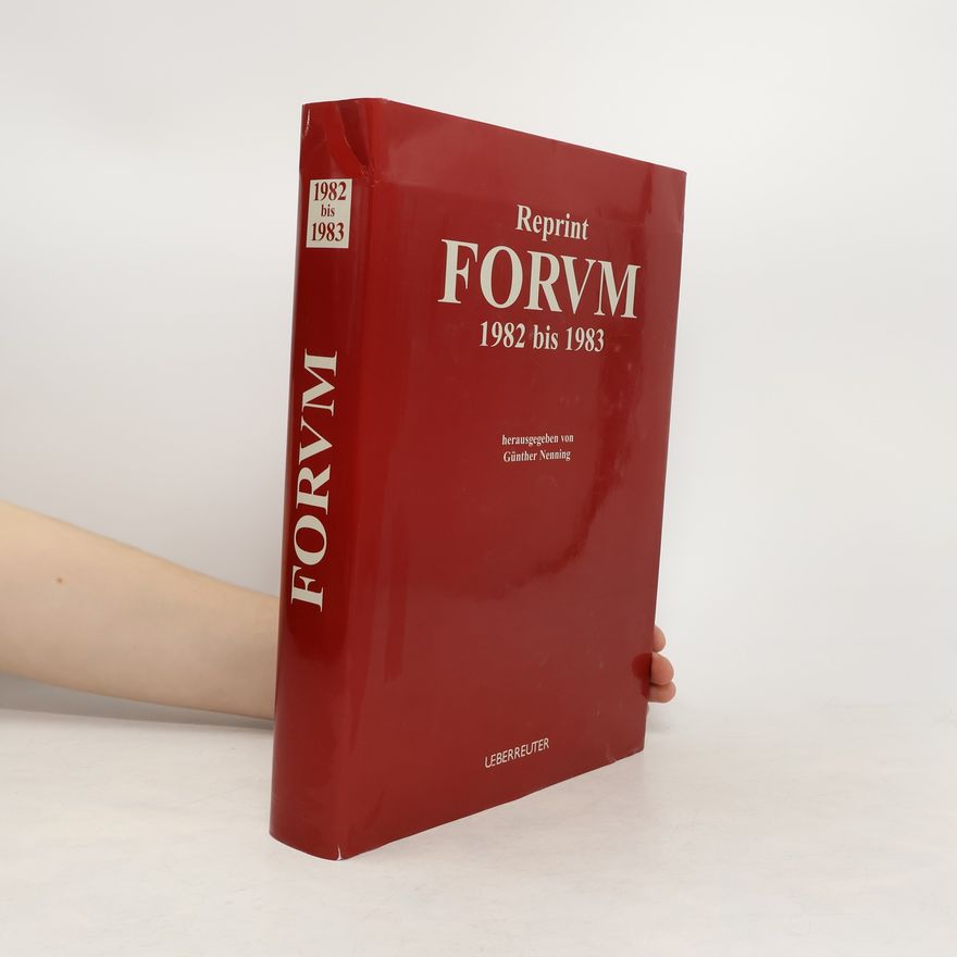 Günther Nenning Reprint Forvm 1982 bis 1983