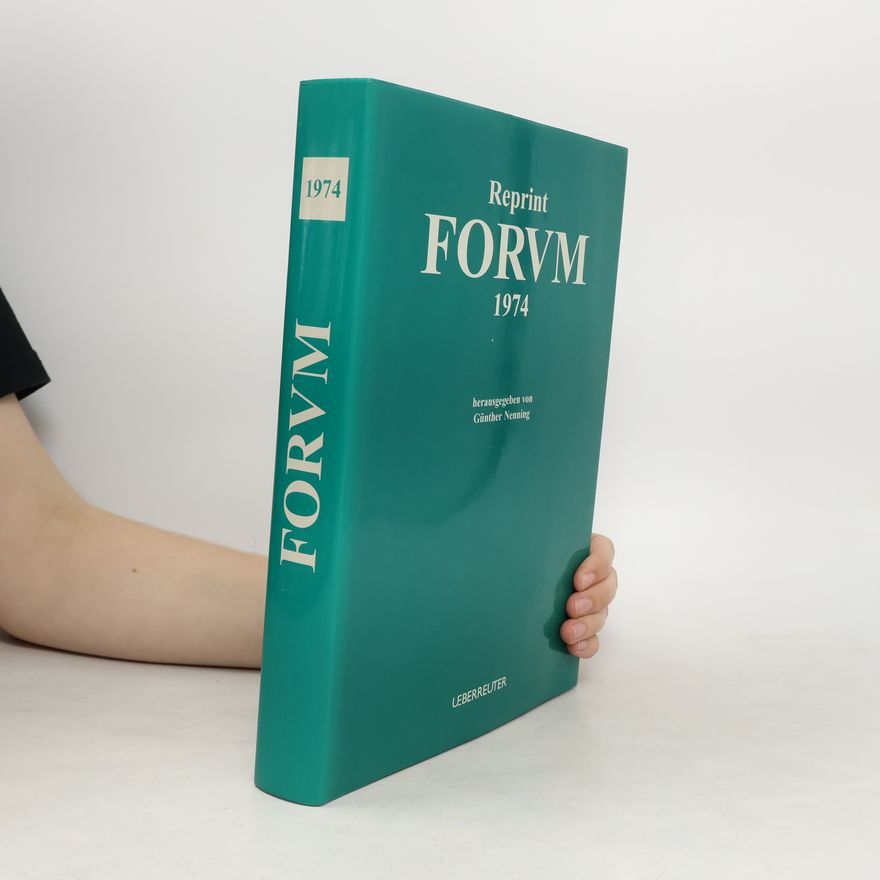 Günther Nenning Reprint Forvm 1974