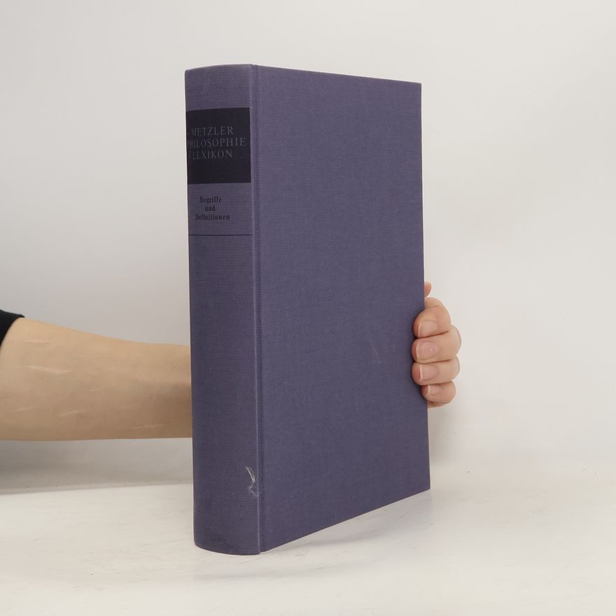 Peter Prechtl Metzler-Philosophie-Lexikon