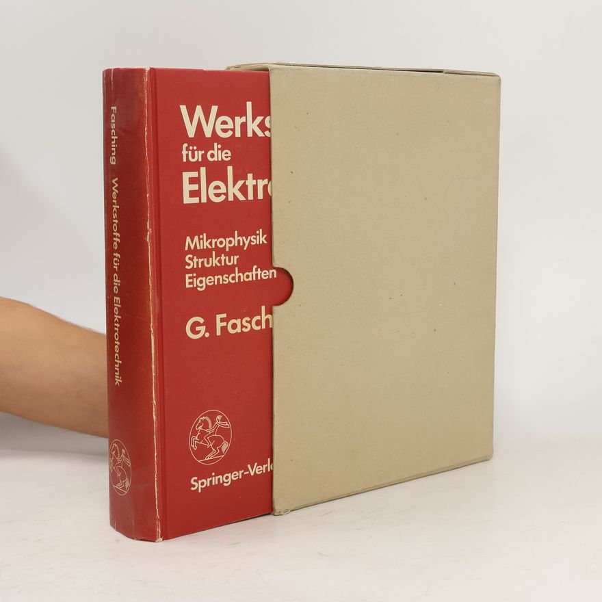 Gerhard Fasching Werkstoffe für die Elektrotechnik