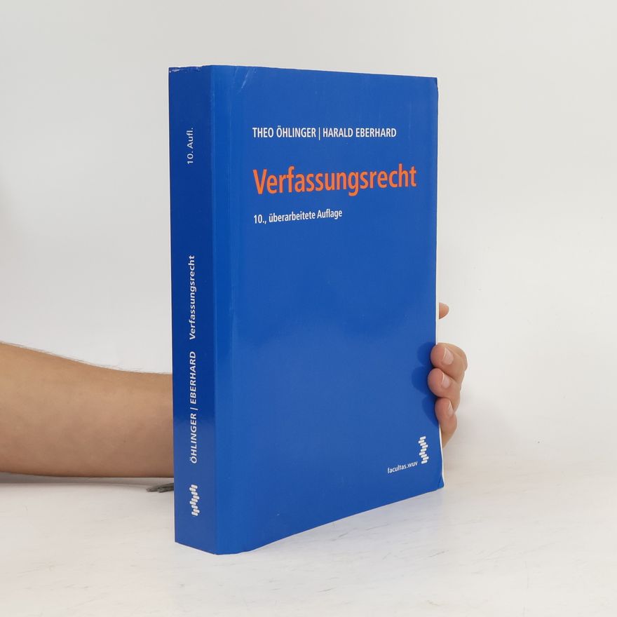 Theo Öhlinger Verfassungsrecht