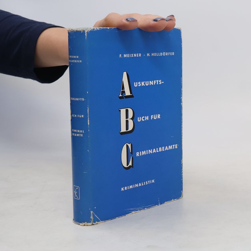 H. Helldörfer Auskunftsbuch für Criminalbeamte
