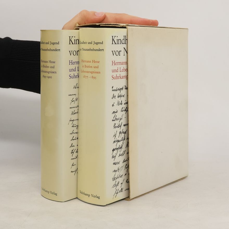 Hermann Hesse Kindheit und Jugend vor Neunzehnhundert 1-2